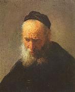 REMBRANDT Harmenszoon van Rijn Head of an old man painting